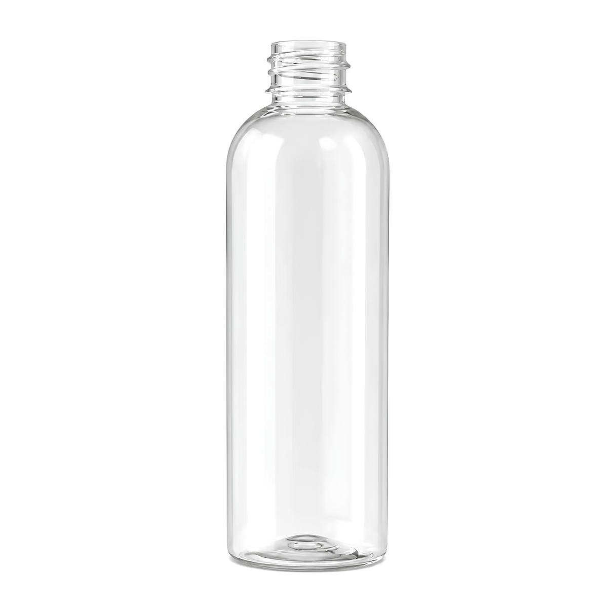 This sleek 100ml clear PET Boston Tall Bottle offers a modern, durable packaging solution for a variety of liquid products.