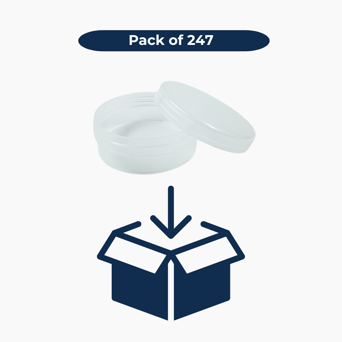 125ml Body Butter Jar (90mm neck) - Natural with Natural Lid