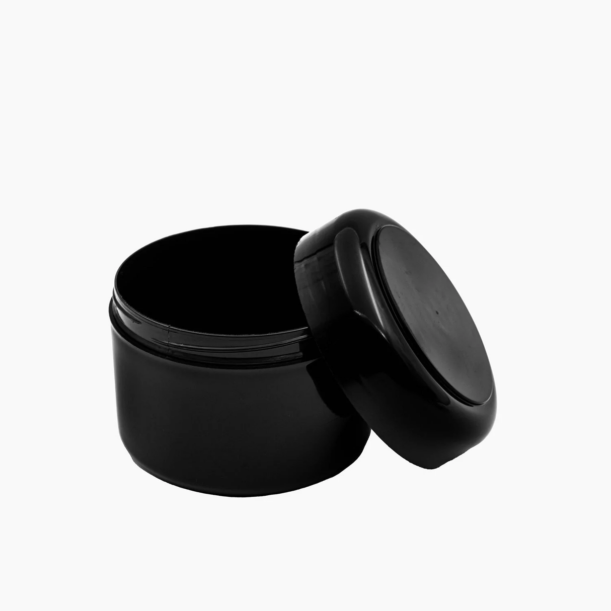 125 g Euro Jar with Lid - Black