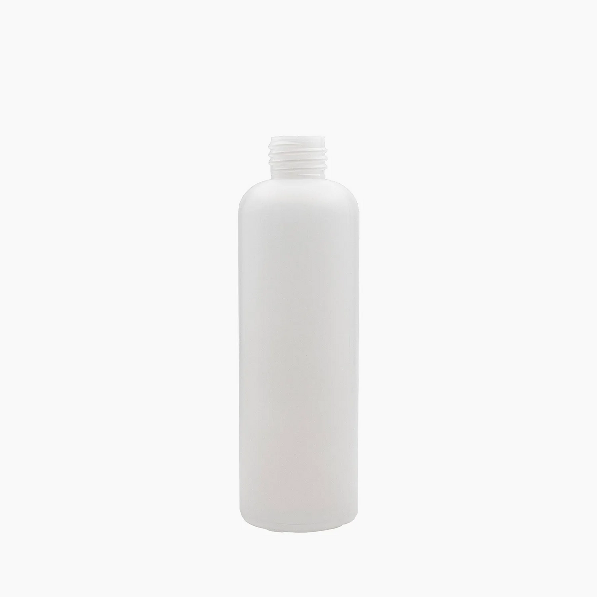 125ml HDPE Boston Tall Bottle (24mm neck) - No Closure - Natural