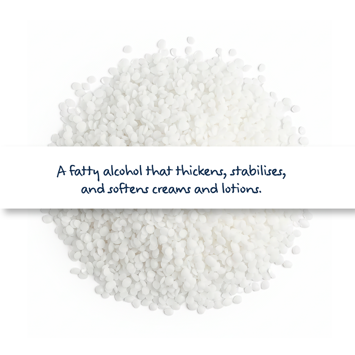 Cetearyl Alcohol, cosmetic fatty alcohol blend used as emulsifier, thickener, and stabiliser in skincare and haircare formulations