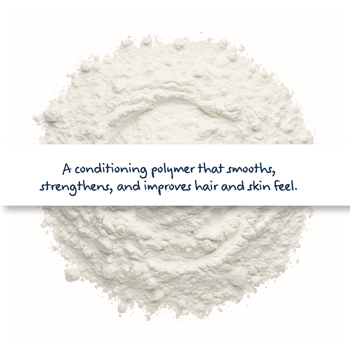 Polyquaternium 10 water-soluble conditioning agent, used in shampoos and conditioners for anti-static effect, smooth texture, and hair strengthening