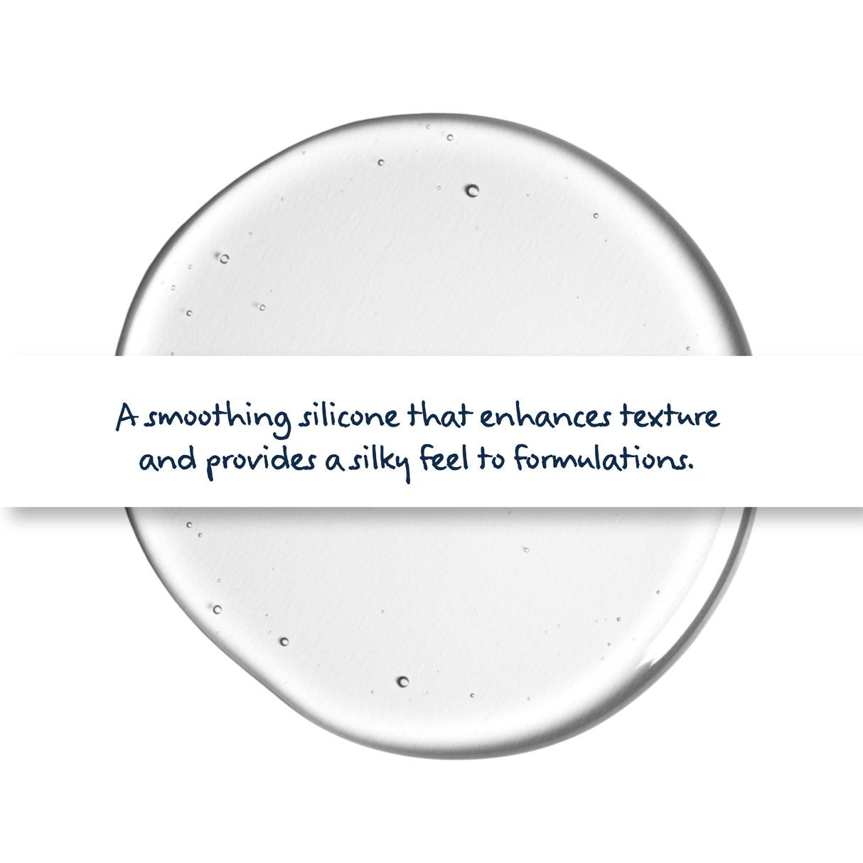 Silicone Dimethicone in bottle, ideal for lotions, creams, serums, hair products, and makeup for a smooth, silky finish