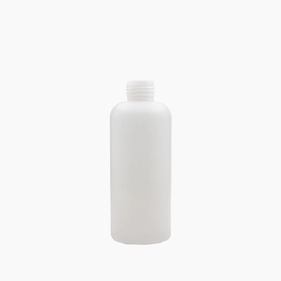 200ml HDPE Boston Bottles (24mm neck) - No Closure - Natural