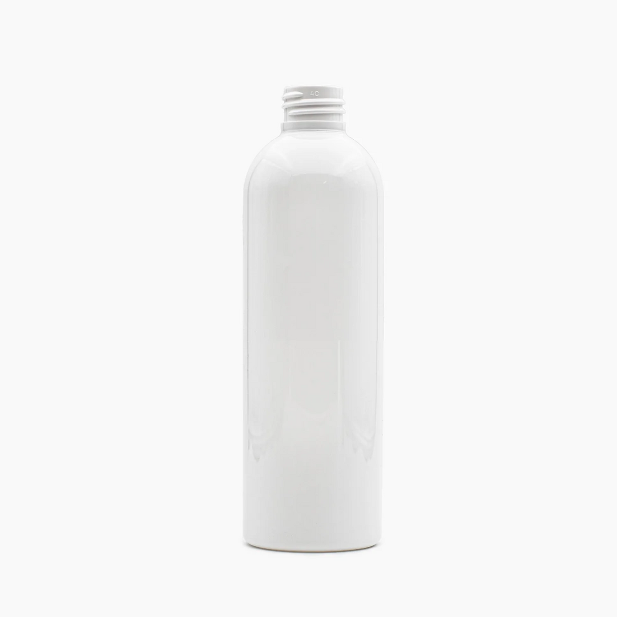 200ml PET Boston Tall Bottle (24mm neck) - No Closure - Solid White