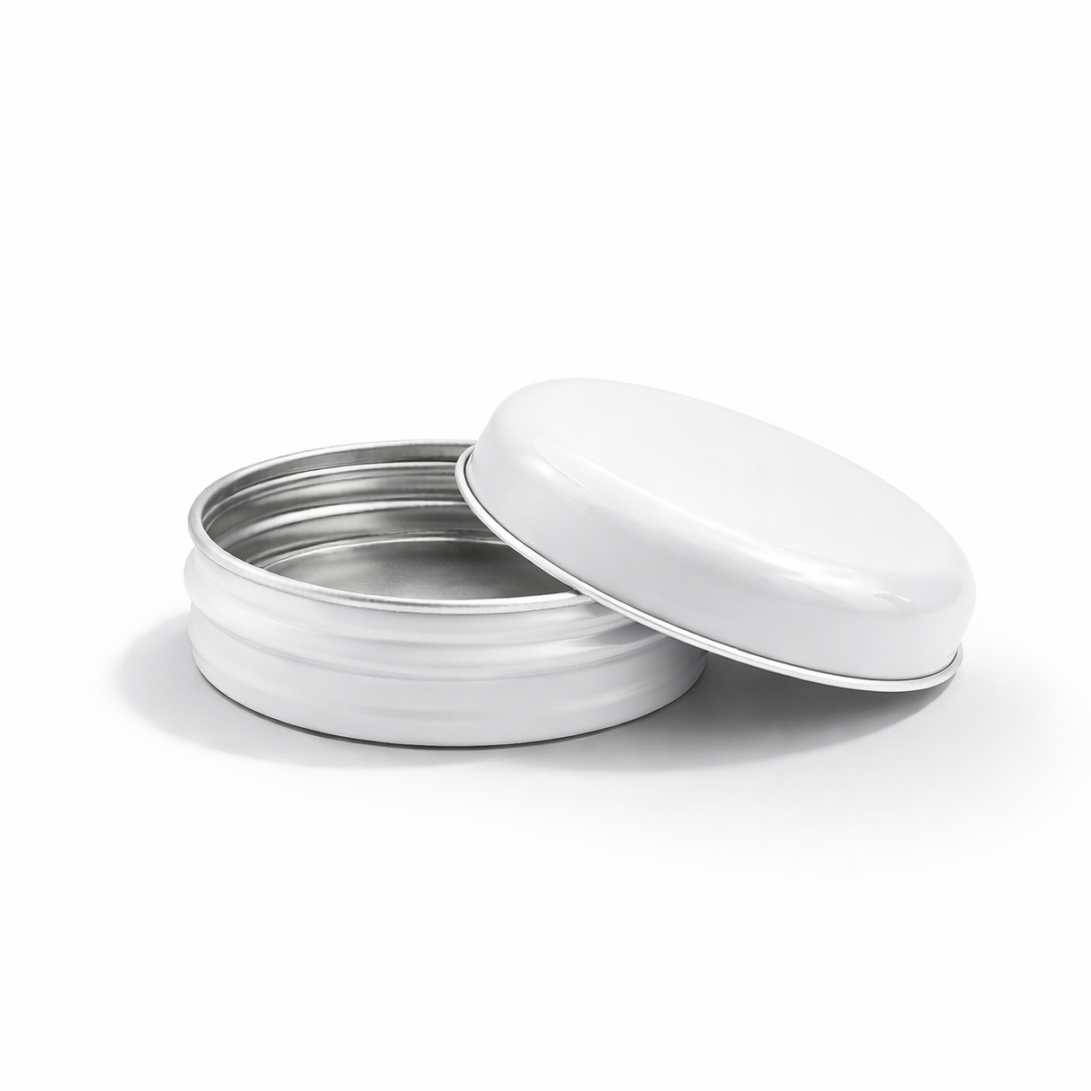 20 ml Tin Container with Lid (16 grams) - White