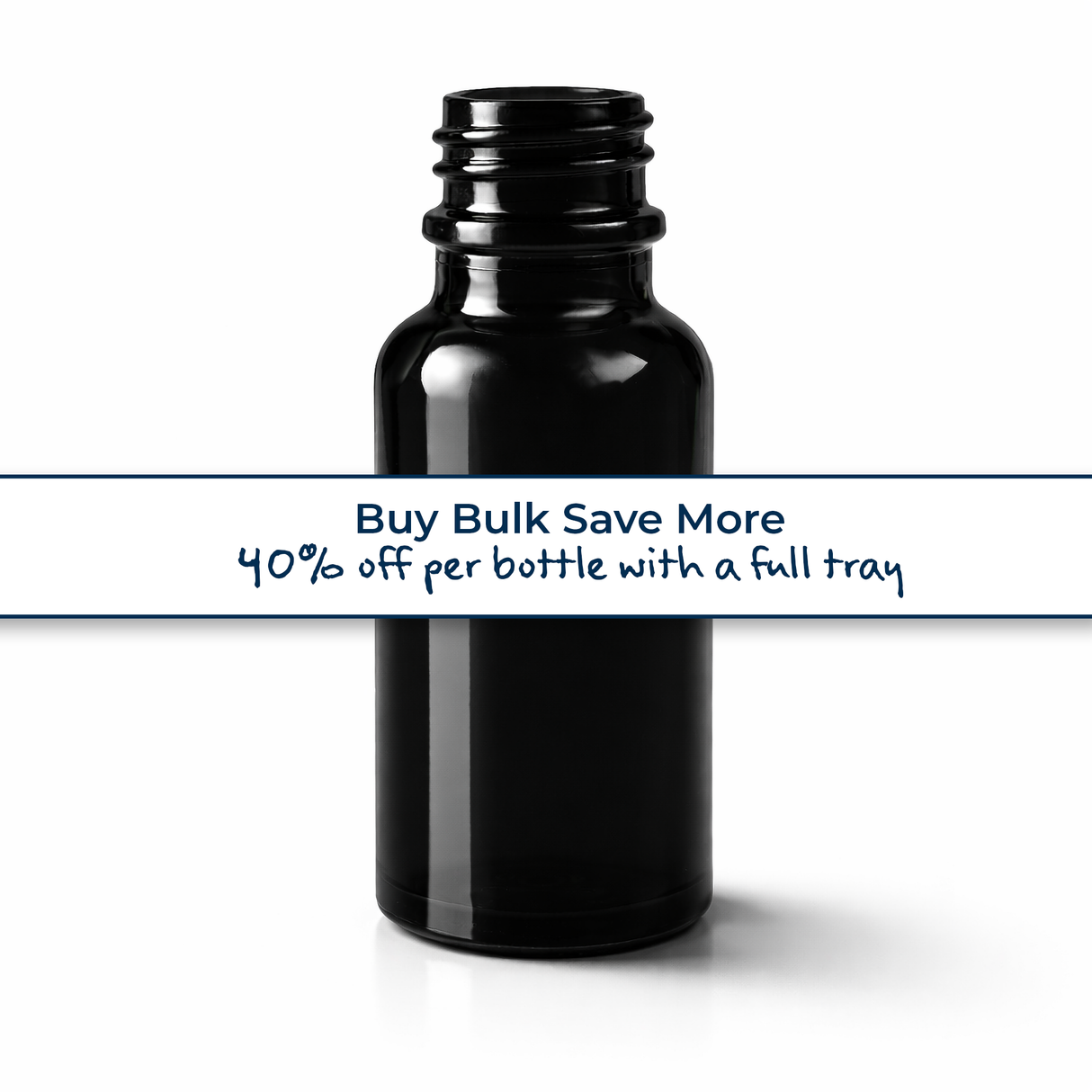 Buy bulk save more, black 20ml glass dropper bottle, empty cosmetic packaging for serums, oils and skincare formulations
