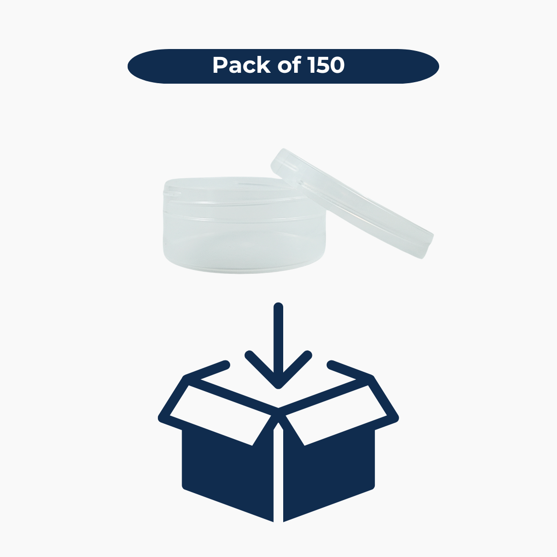 250ml Body Butter Jar - Natural with Natural Lid