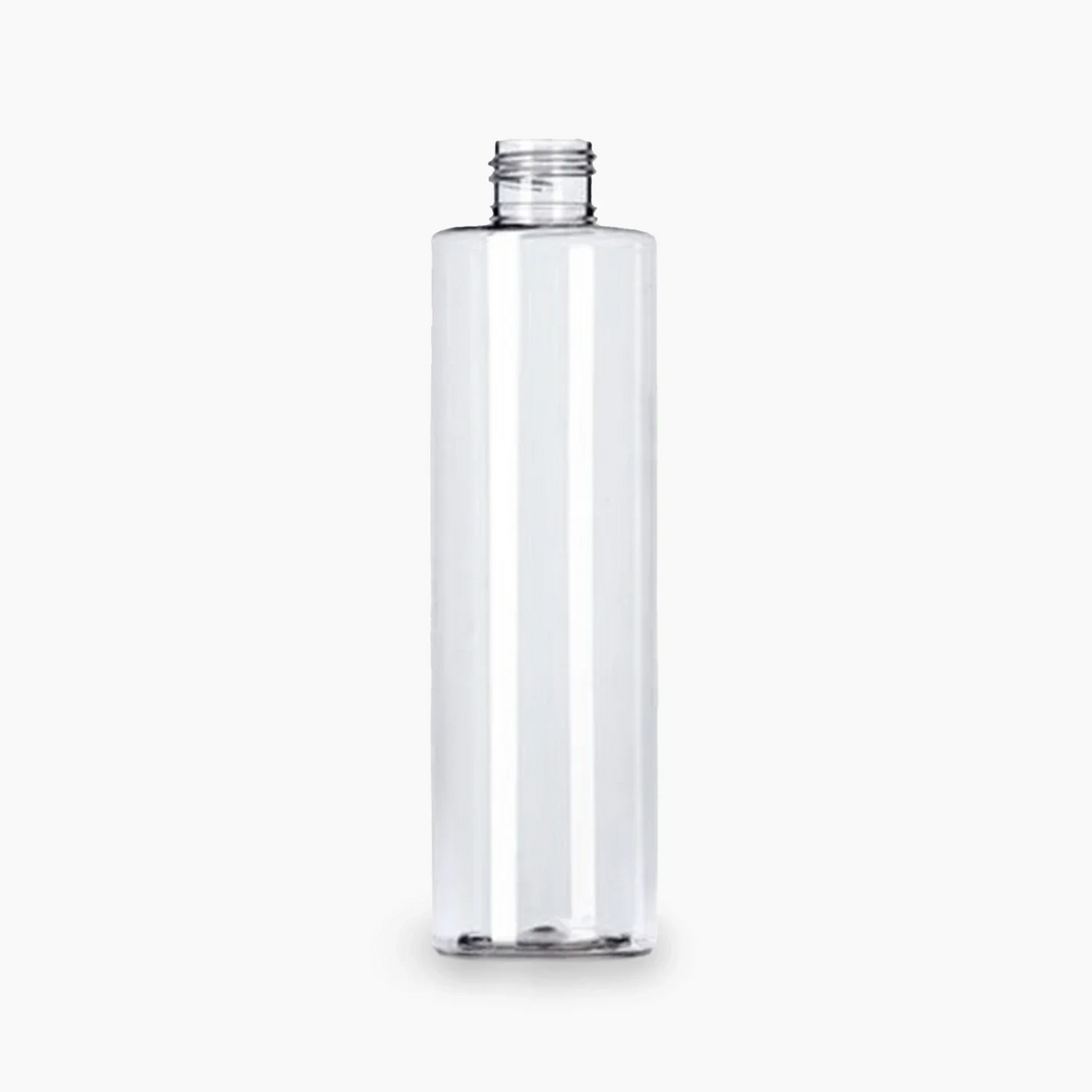 250ml PET Sharp Cylindrical Bottle (24mm neck) - No Closure - Clear