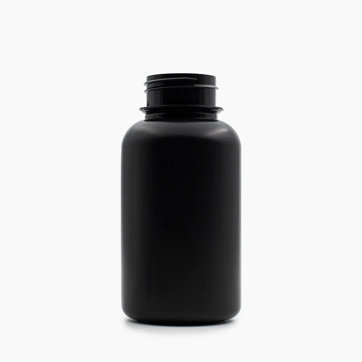 250ml HDPE Tablet Container (38mm neck) - No Closure- Black