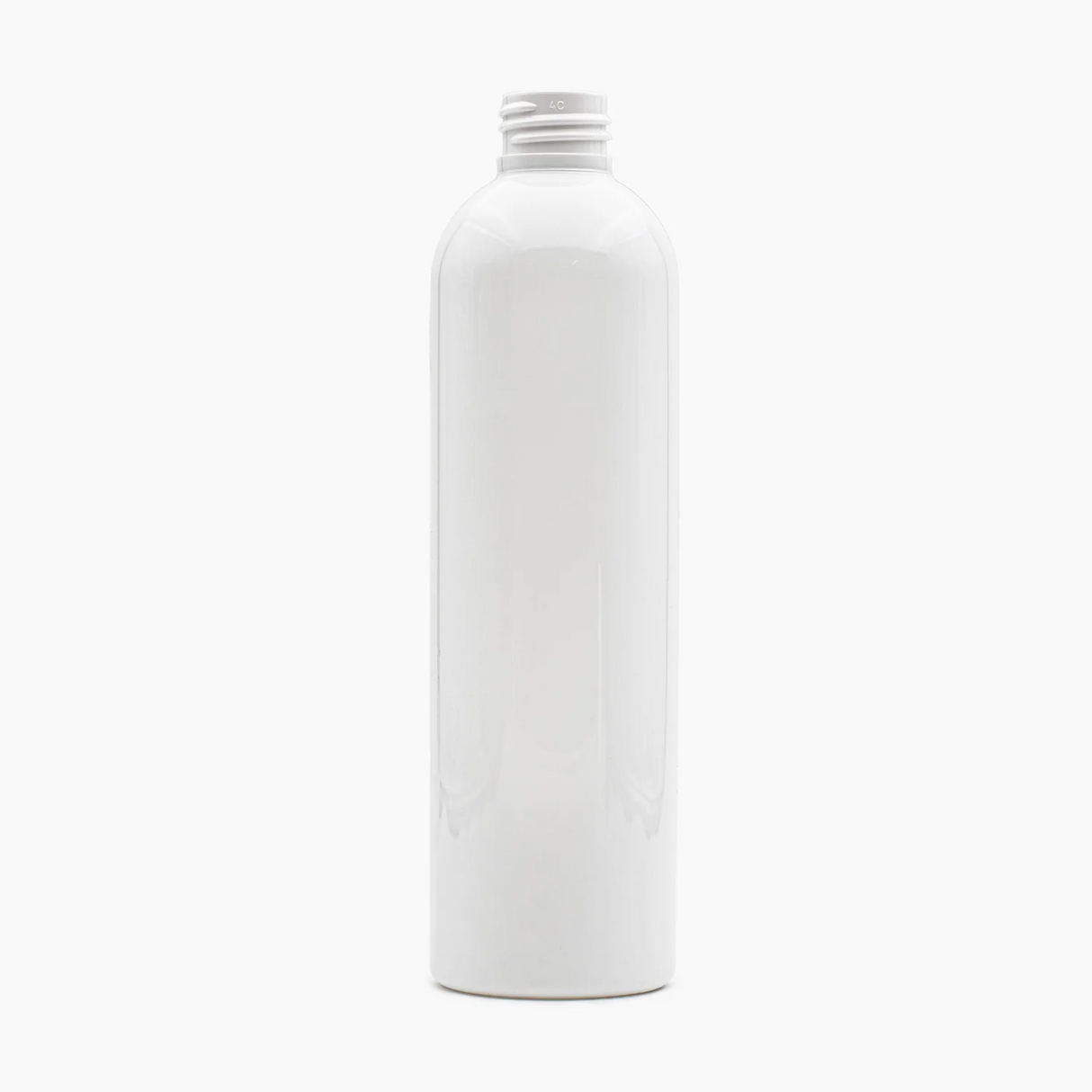 300ml PET Boston Tall Bottle (24mm neck) - No Closure - Solid White