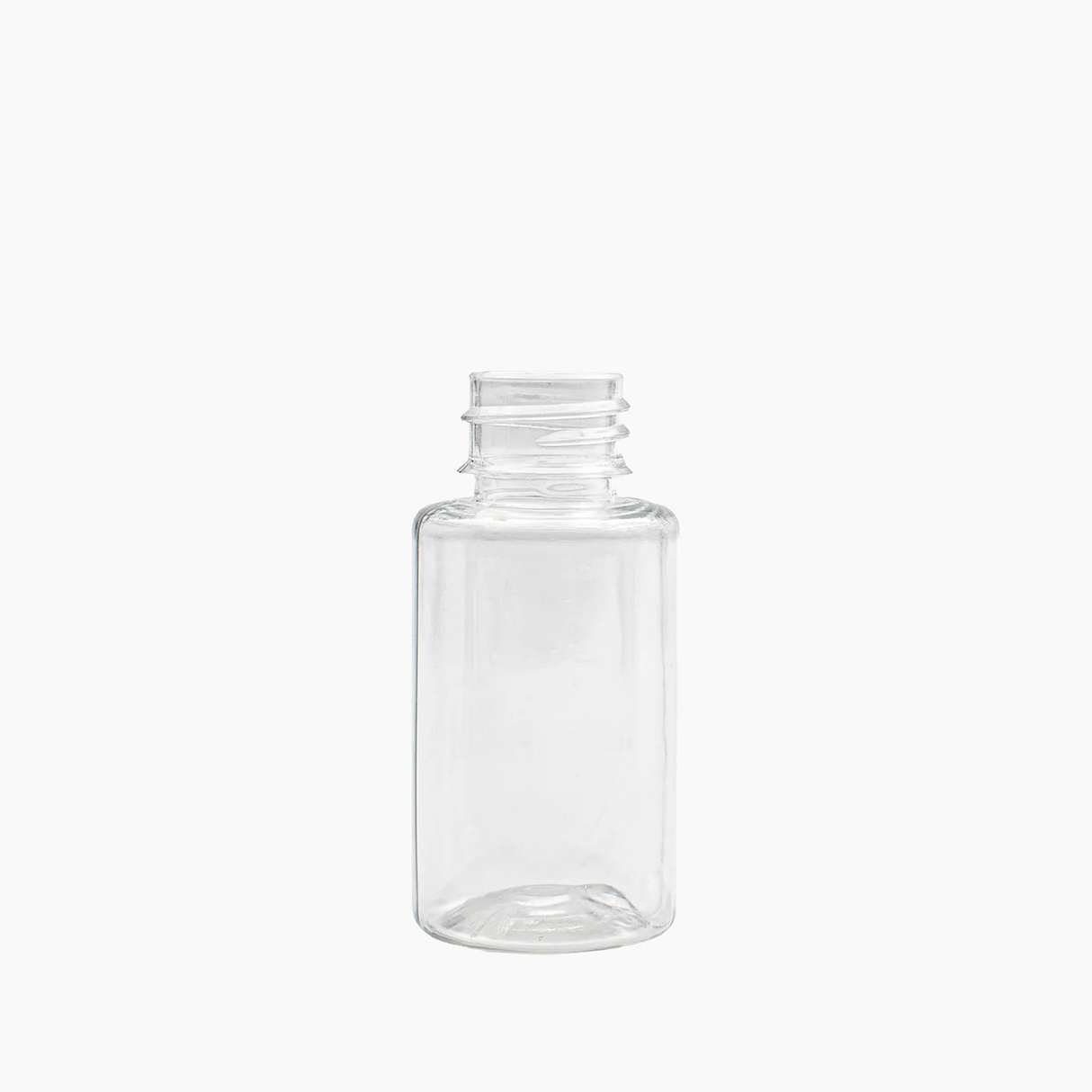 30ml Round PET Nellie Bottle (20mm neck) - No Closure - Clear