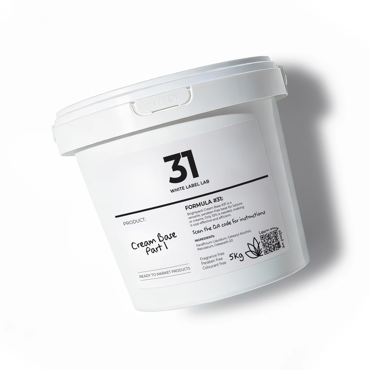 BrightPack Cream Base #31 (White Label Lab)