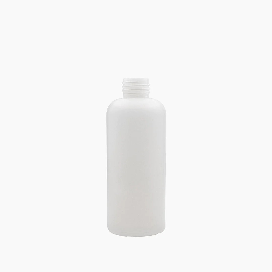 200ml HDPE Boston Bottles (24mm neck) - No Closure - Natural