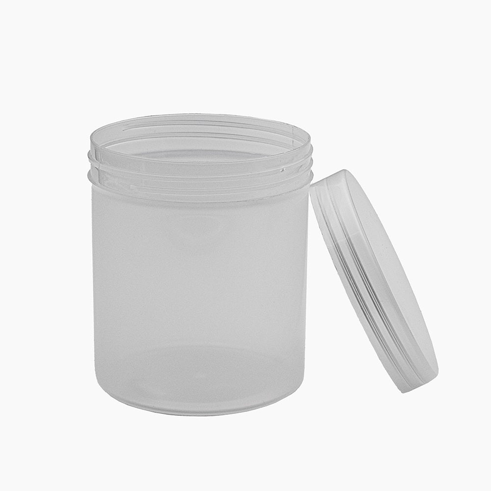 500 g Cosmetic Jar (90 mm neck) - Natural with Natural Lid