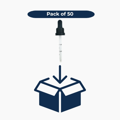 Pipette Dropper Cap (18 mm) - For 50 ml Glass Bottle