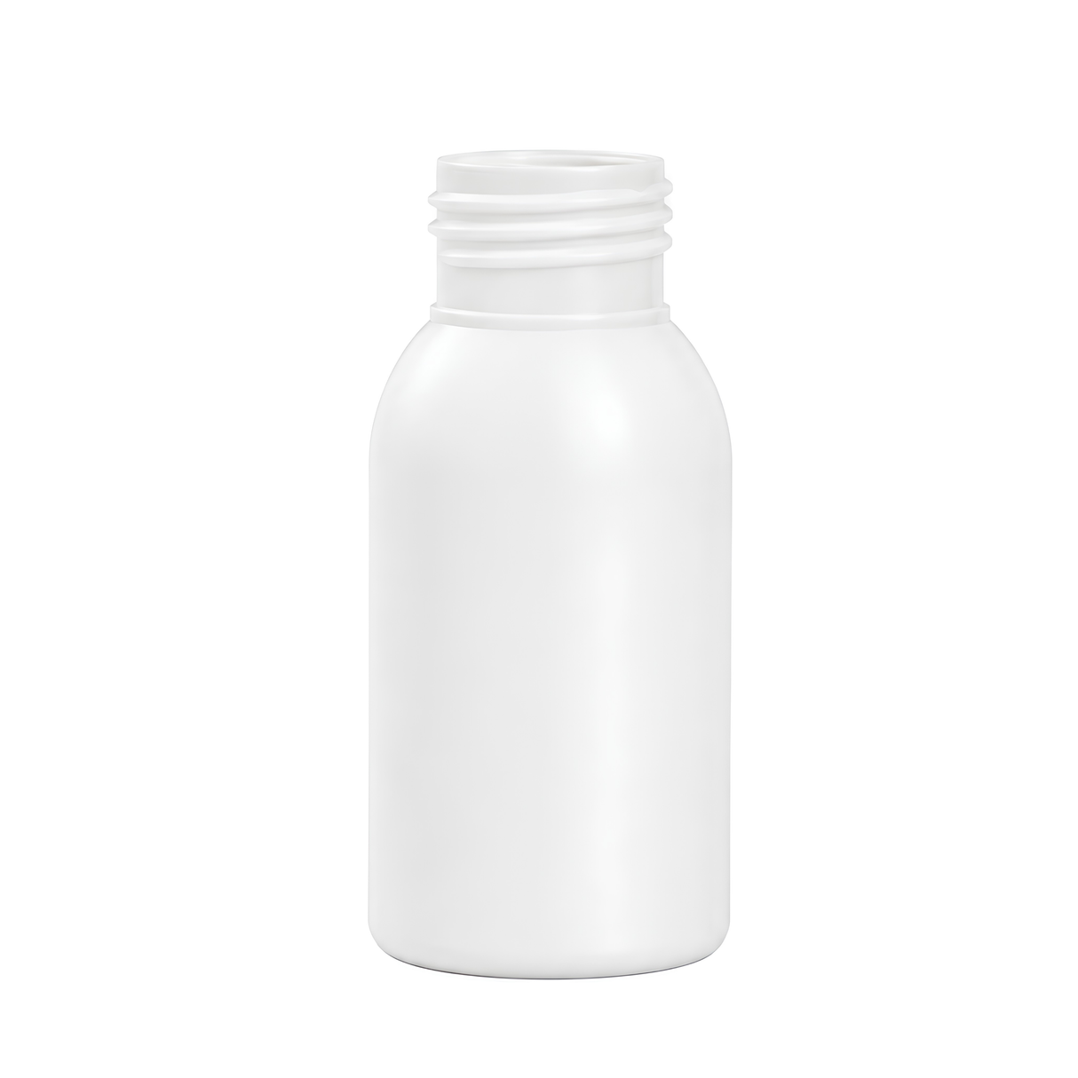 The 50ml White HDPE Boston Tall Bottle with a 24mm neck (24/410), is the perfect packaging solution for your small liquid products.