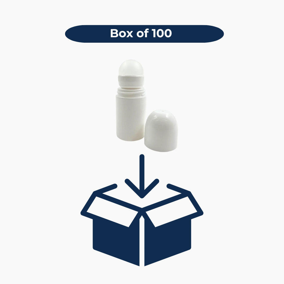 Standard Roll-on Bottle - White