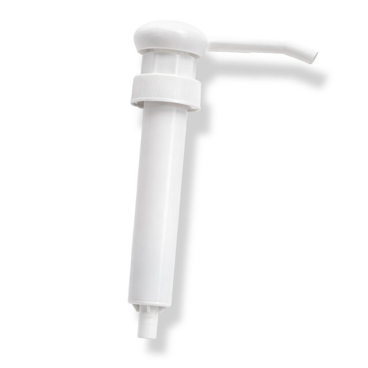 5 L long spout dispenser pump for jerry cans, ideal for controlled dispensing of liquid chemicals, detergents and personal care products