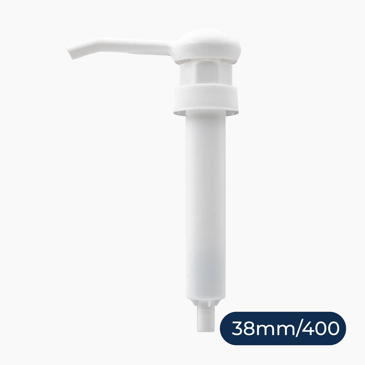 5 L Long Spout Dispenser Pump (38 mm) - White