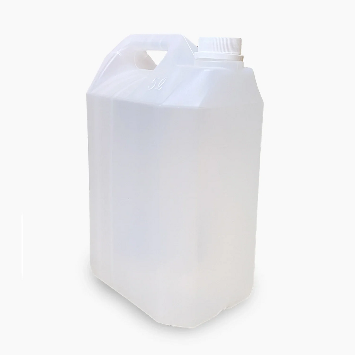 5L HDPE Jerry Can (38mm neck) - With Closure - Natural