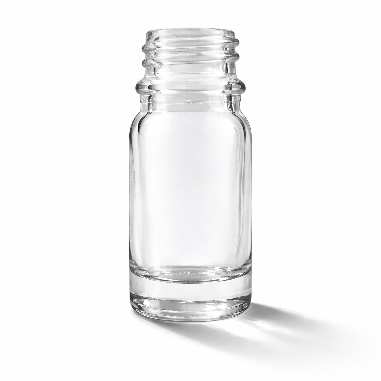 clear 5ml glass dropper bottle, empty cosmetic packaging for serums, oils and skincare formulations