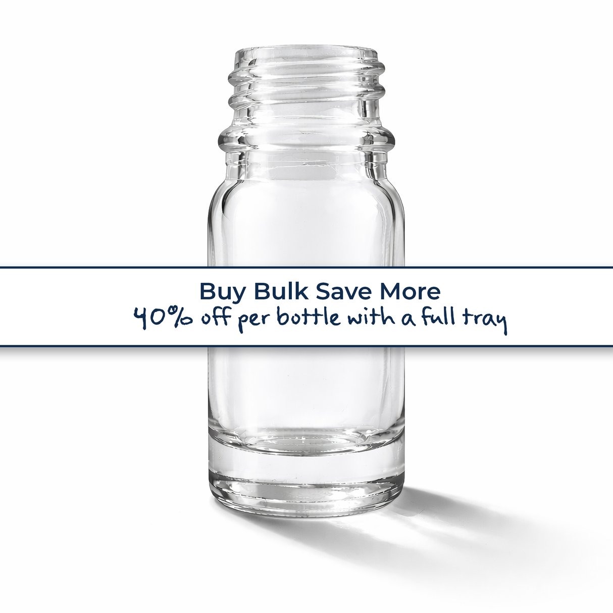 Buy bulk save more clear 5ml glass dropper bottle, empty cosmetic packaging for serums, oils and skincare formulations