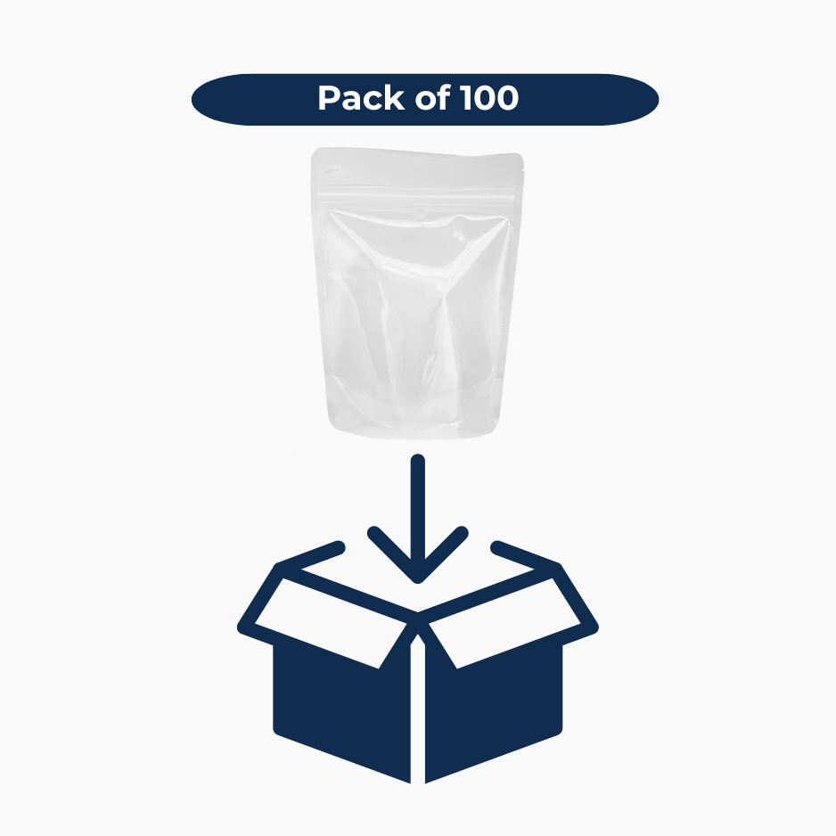 750 ml Stand-Up Pouches (Zipper) - Clear