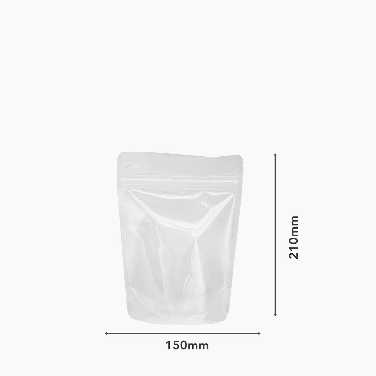 750 ml Stand-Up Pouches (Zipper) - Clear