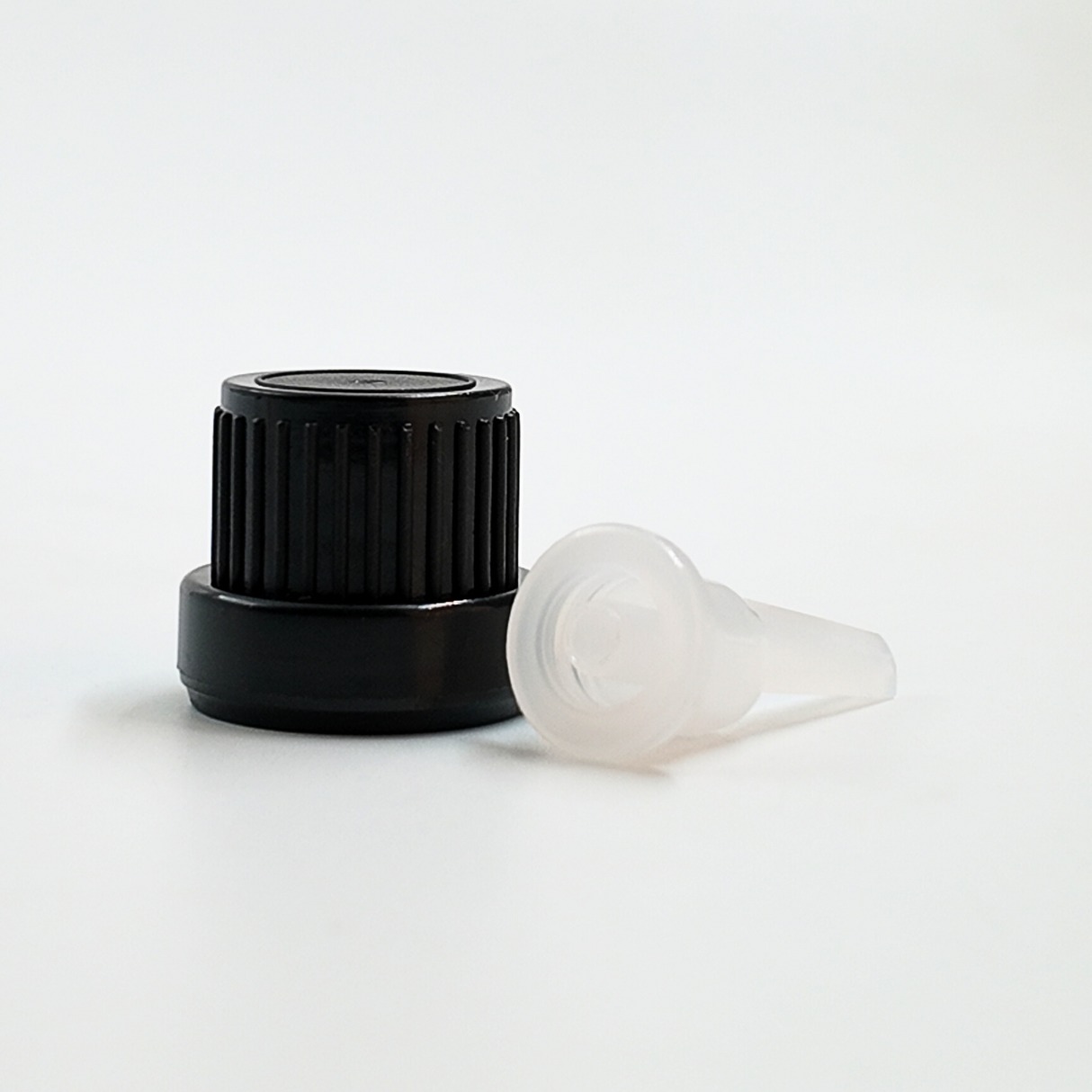 Mushroom Dropper Cap with 0.7 Medium Flow - Black