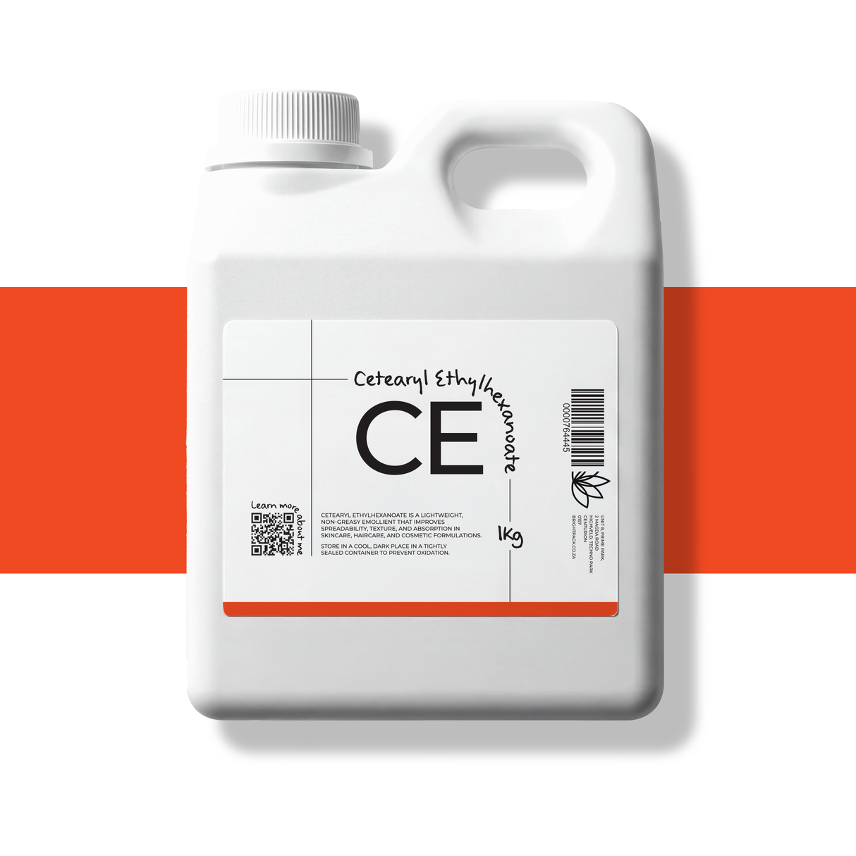1Kg Cetearyl Ethylhexanoate cosmetic ingredient, silky ester used in skincare and haircare to improve spreadability and hydration without greasiness