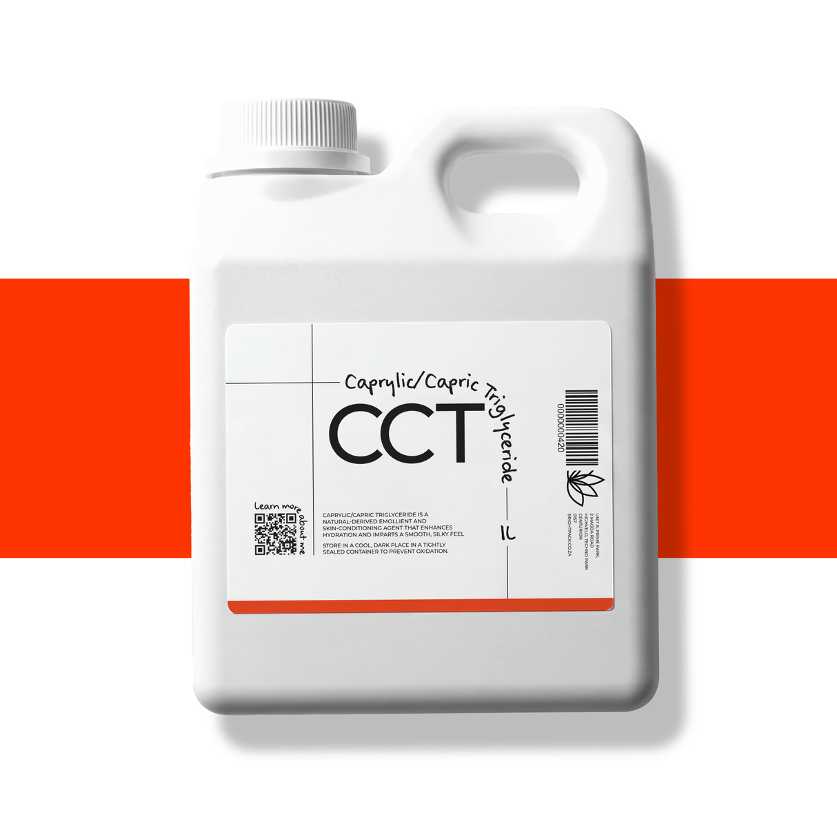 1L Glyceryl Caprylate cosmetic ingredient, natural emollient derived from fatty acids used to improve skin feel, moisture, and formulation texture