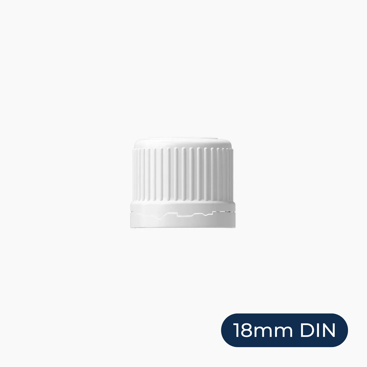 Dropper Cap - Fast Flow (18 mm) - White