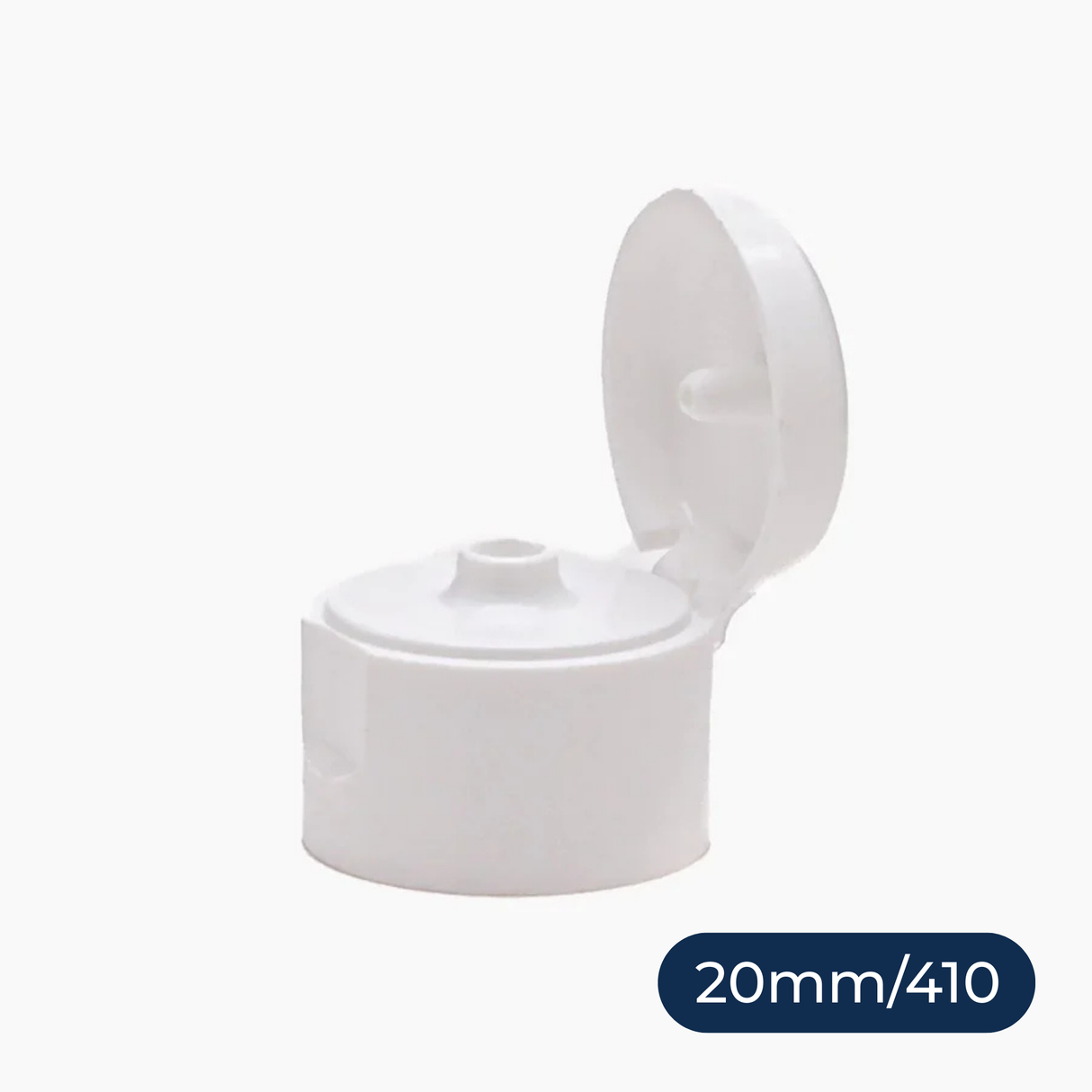 Flip Top Cap (20 mm) - White