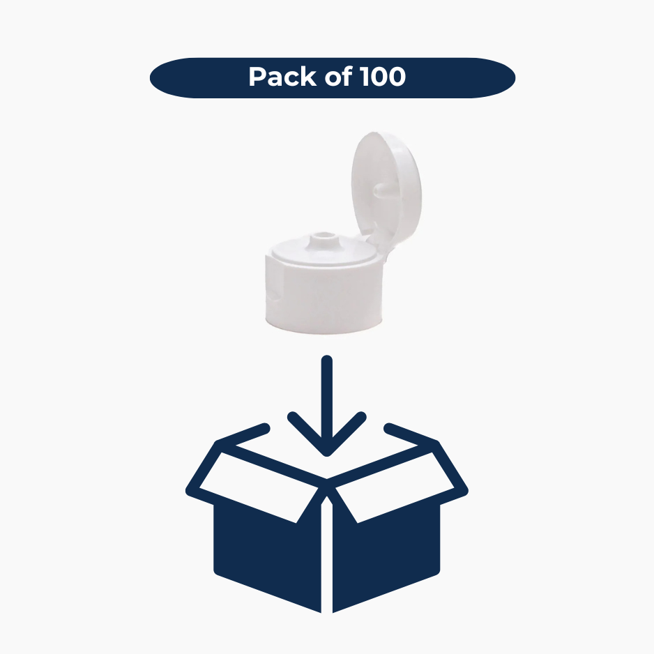 Flip Top Cap (20 mm) - White