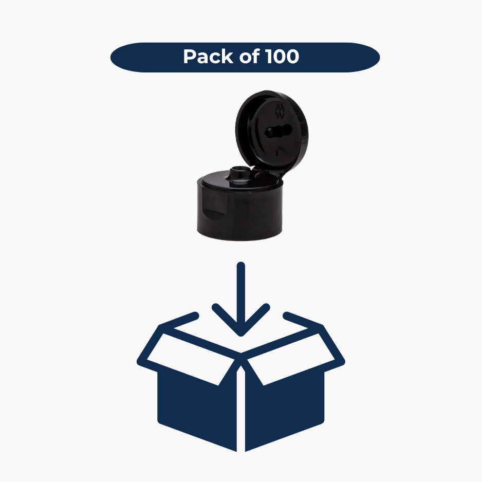 Flip Top Cap (24 mm) - Black