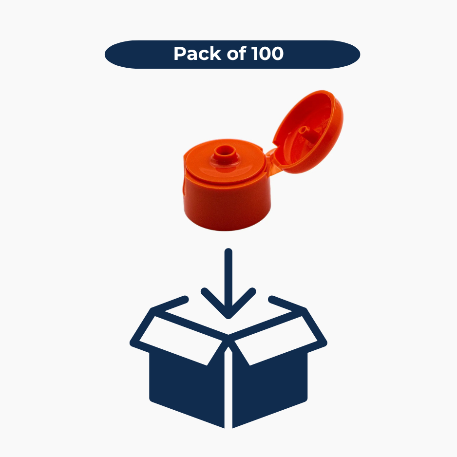 Flip Top Cap (24 mm) - Orange