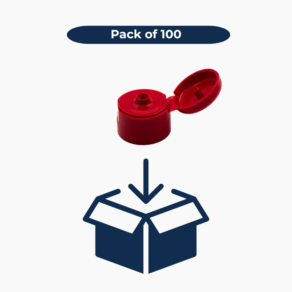 Flip Top Cap (24 mm) - Red
