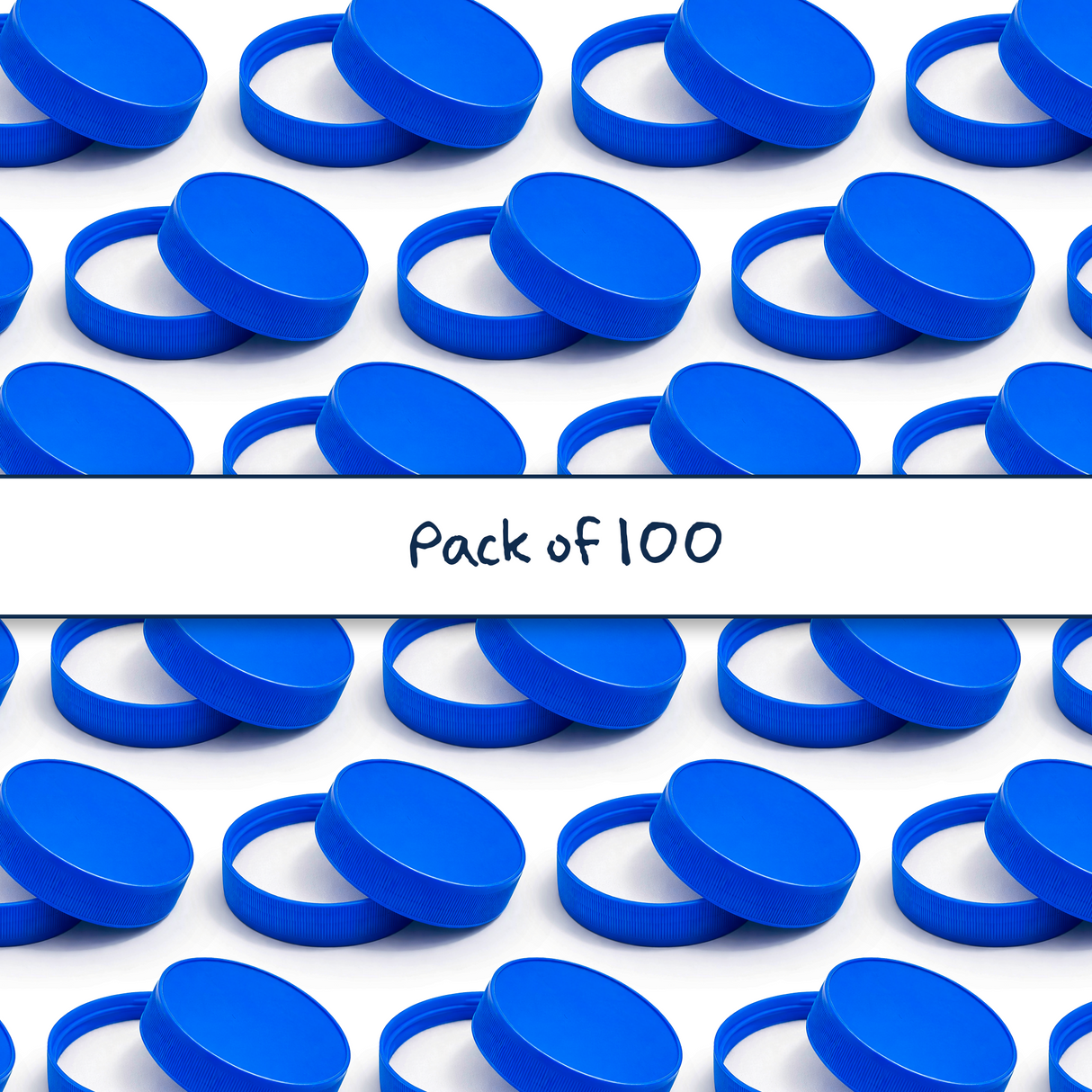 Multiple 63 mm plastic jar lid for cosmetic jars, suitable for creams, balms and skincare packaging