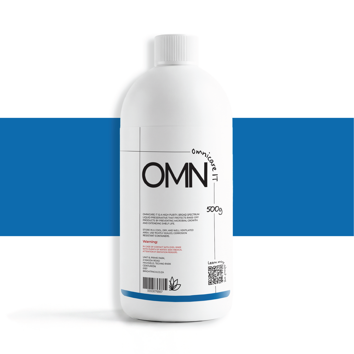 500g Liquid preservative for rinse off formulations, broad spectrum antimicrobial that protects against contamination and extends shelf life