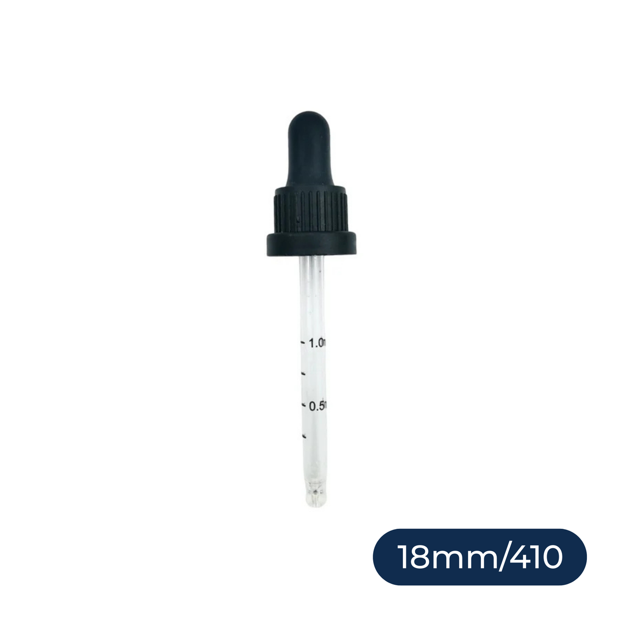 Pipette Dropper Cap (18 mm) - For 30ml Glass Bottle