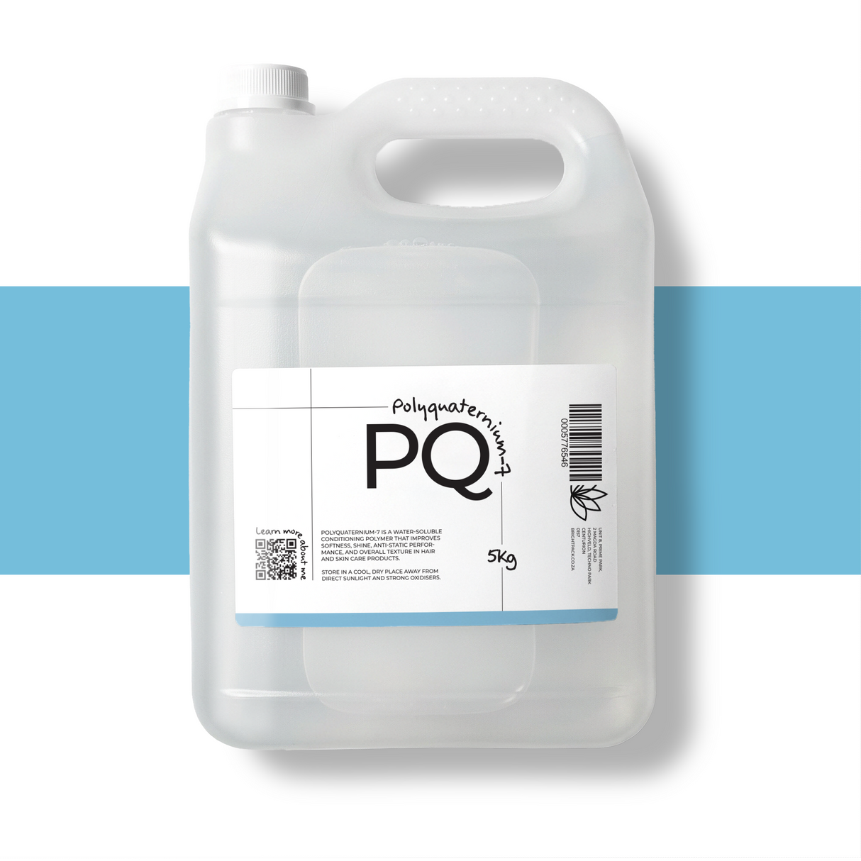 5Kg Polyquaternium 7 water-soluble conditioning agent, used in shampoos and body washes for anti-static effect and silky feel