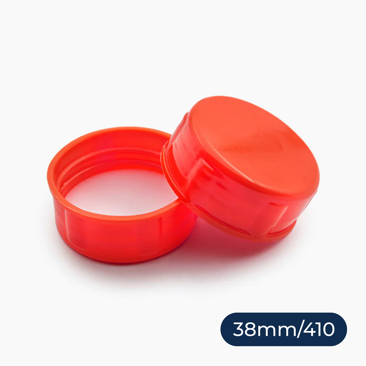 Tablet Container Cap with EPE Liner (38 mm) - Red