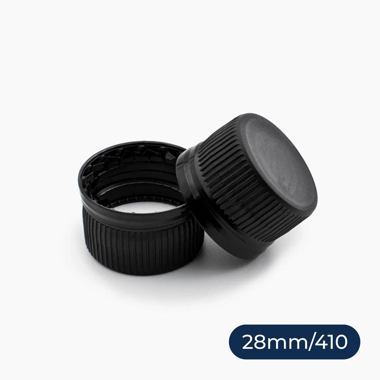 Tamper Evident Cap with EPE Liner (28 mm) - Black
