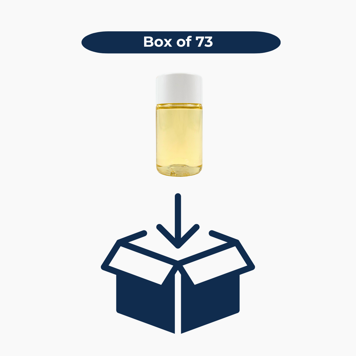 Brightpack Tissue Oil #21 packaged in a bulk box of 73 bottles