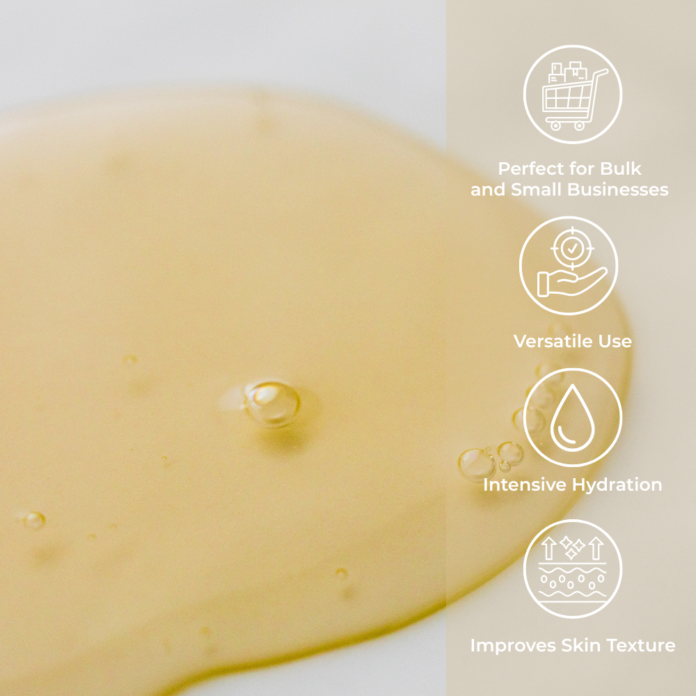 Yellow Brightpack Tissue Oil #21 liquid with benefit icons displayed at the side