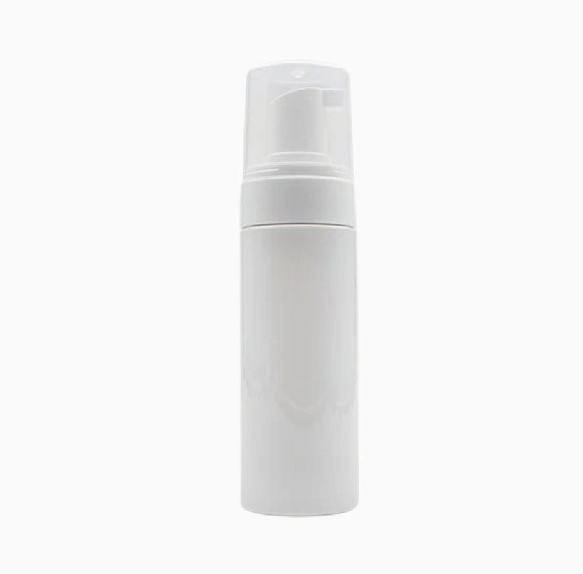 150ml Foam Bottle - With Closure - White