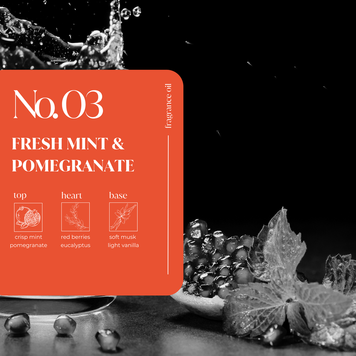 Fresh Mint & Pomegranate Fragrance Oil