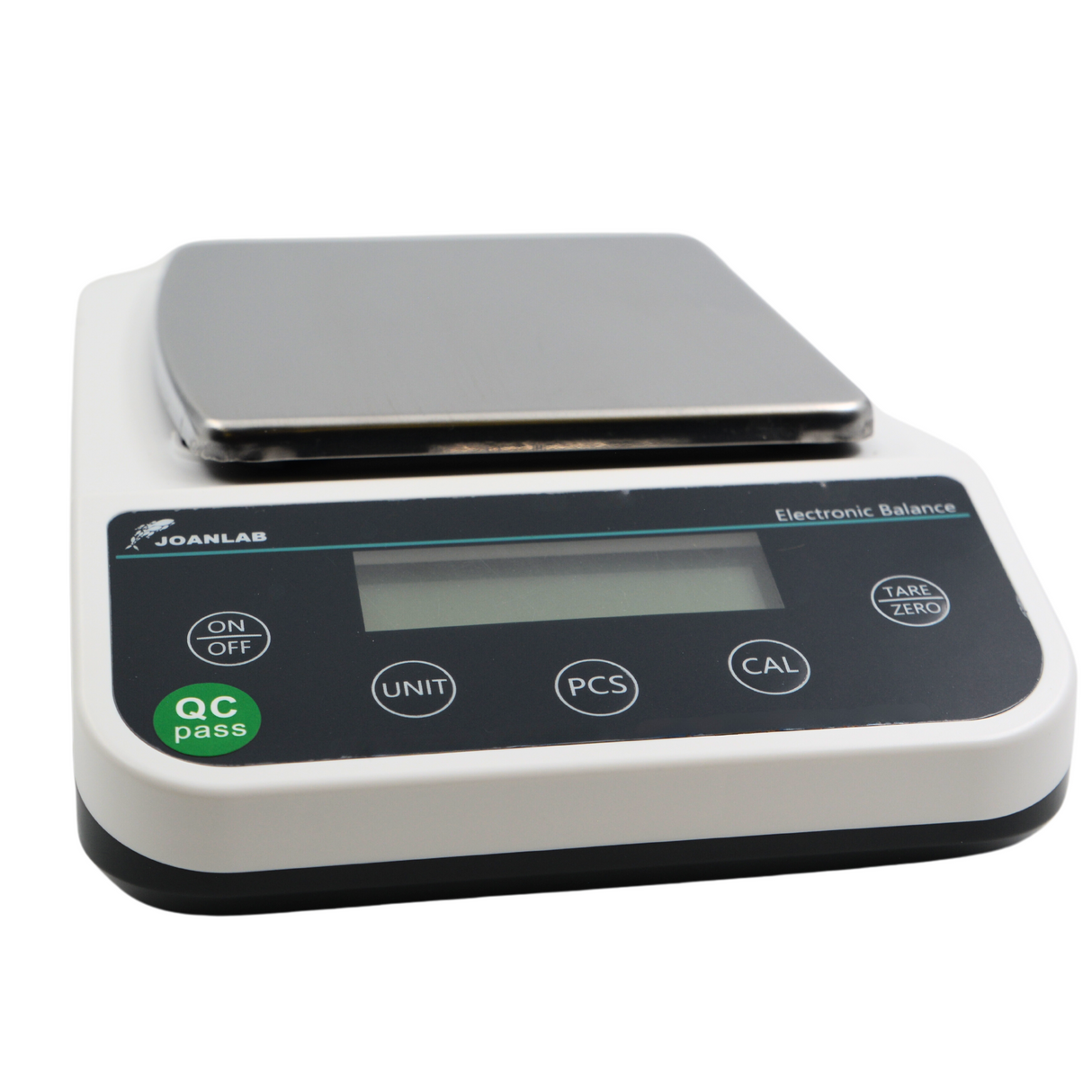 Precision balance scale 0.1g accuracy front angle view