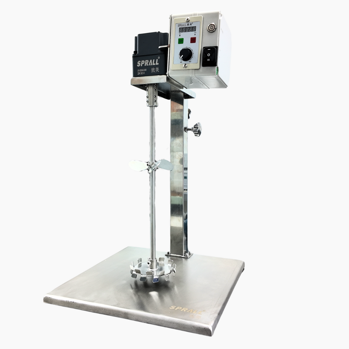 SPRALL electric mixer with manual lift 50 front view